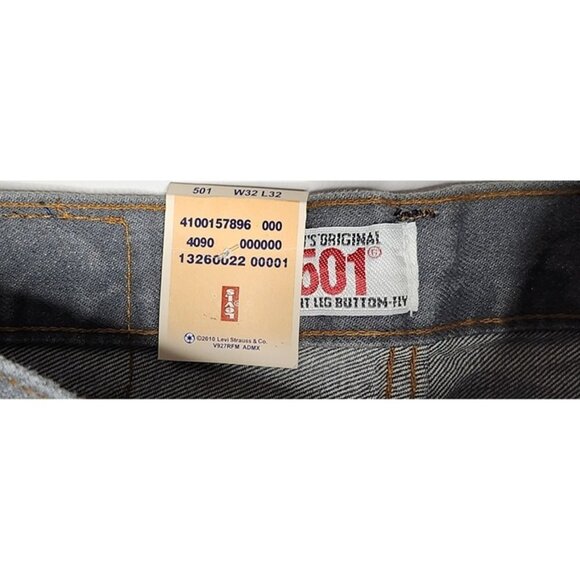 Levi's Men's 501 Original Fit Straight-leg Button-fly Jeans - Picture 6 of 6